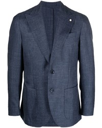 Мужской темно-синий пиджак от Luigi Bianchi Mantova