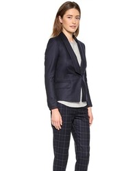 Женский темно-синий пиджак от Kitsune