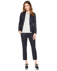 Женский темно-синий пиджак от Kitsune