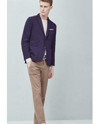 Мужской темно-синий пиджак от Mango Man