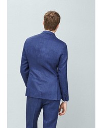 Мужской темно-синий пиджак от Mango Man