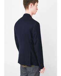 Мужской темно-синий пиджак от Mango Man
