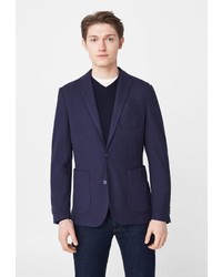 Мужской темно-синий пиджак от Mango Man