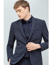 Мужской темно-синий пиджак от Mango Man