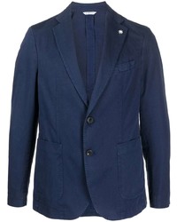 Мужской темно-синий пиджак от Manuel Ritz