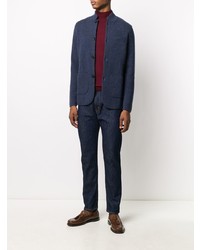 Мужской темно-синий пиджак от N.Peal