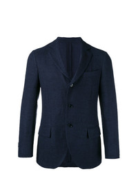 Мужской темно-синий пиджак от Mp Massimo Piombo