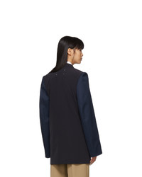 Женский темно-синий пиджак от Maison Margiela