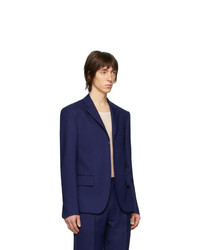 Мужской темно-синий пиджак от Random Identities
