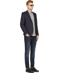 Мужской темно-синий пиджак от Paul Smith