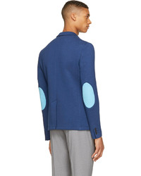 Мужской темно-синий пиджак от Kenzo