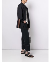 Мужской темно-синий пиджак от Qasimi