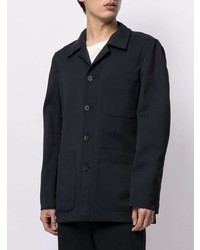 Мужской темно-синий пиджак от Qasimi