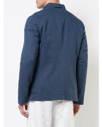 Мужской темно-синий пиджак от Casey Casey