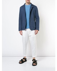 Мужской темно-синий пиджак от Casey Casey