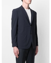 Мужской темно-синий пиджак от Traiano Milano
