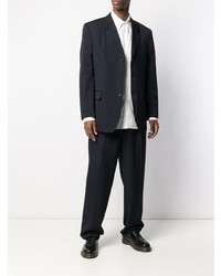 Мужской темно-синий пиджак от Yohji Yamamoto