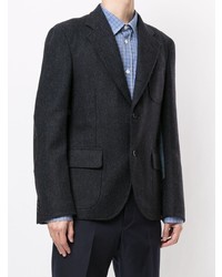 Мужской темно-синий пиджак от Junya Watanabe MAN