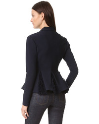 Женский темно-синий пиджак от JONATHAN SIMKHAI