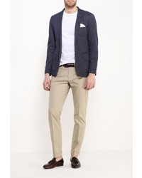 Мужской темно-синий пиджак от Piazza Italia