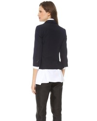 Женский темно-синий пиджак от Viktor & Rolf