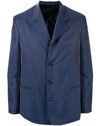 Мужской темно-синий пиджак от Qasimi