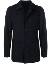 Мужской темно-синий пиджак от Qasimi