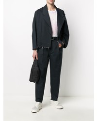 Мужской темно-синий пиджак от Doublet