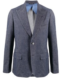 Мужской темно-синий пиджак от Reveres 1949