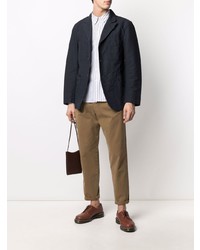 Мужской темно-синий пиджак от Engineered Garments