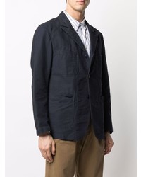 Мужской темно-синий пиджак от Engineered Garments