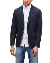 Мужской темно-синий пиджак от s.Oliver