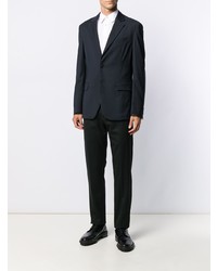 Мужской темно-синий пиджак от Versace