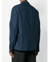 Мужской темно-синий пиджак от Raf Simons