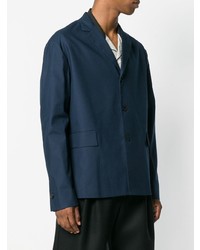 Мужской темно-синий пиджак от Raf Simons