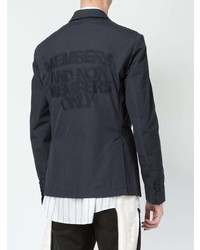 Мужской темно-синий пиджак от Stella McCartney