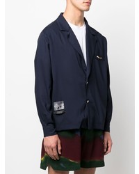 Мужской темно-синий пиджак от Buscemi