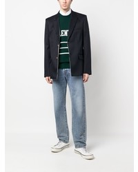 Мужской темно-синий пиджак от Valentino