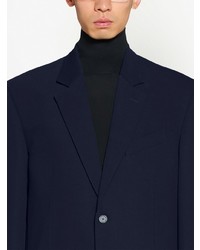 Мужской темно-синий пиджак от Balenciaga