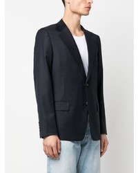 Мужской темно-синий пиджак от Lanvin