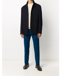 Мужской темно-синий пиджак от Loro Piana