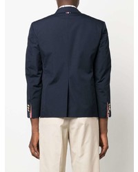 Мужской темно-синий пиджак от Thom Browne