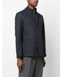 Мужской темно-синий пиджак от Herno