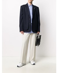 Мужской темно-синий пиджак от Ader Error