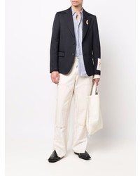 Мужской темно-синий пиджак от Golden Goose