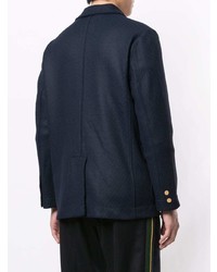 Мужской темно-синий пиджак от Coohem