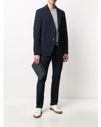 Мужской темно-синий пиджак от Traiano Milano