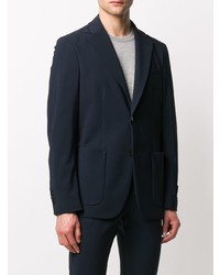 Мужской темно-синий пиджак от Traiano Milano