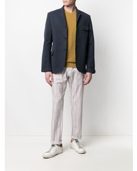 Мужской темно-синий пиджак от Anglozine