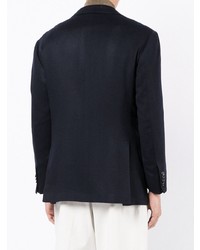 Мужской темно-синий пиджак от Kiton